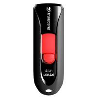 Флеш накопитель USB 2.0 4Gb Transcend JetFlash 590K (TS4GJF590K, black-red)