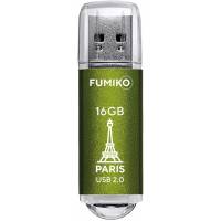 Флеш накопитель USB 2.0 16Gb FUMIKO PARIS (FPS-23, 30MB/s, green)