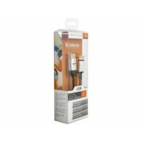 Кабель HDMI-MiniHDMI 1.8m (HDMI07-06PRO, ver.1.4, медь, с позолоченными контактами, экранированный, black-silver) Defender