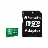 Карта памяти SDmicro Card 8Gb Verbatim (44042, Class 10, UHS-I, адаптер SD)