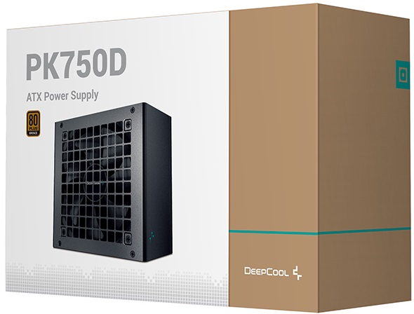 Блок питания DEEPCOOL 750W (PK750D, 80+ Bronze, 120mm, 20+4+8+4+4, 2xPCI-E 6+2pin, 8*SATA, 4*HDD) RTL