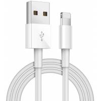 Кабель USB 2.0 Am - Lightning 1.0m (силиконовый шнур, white)