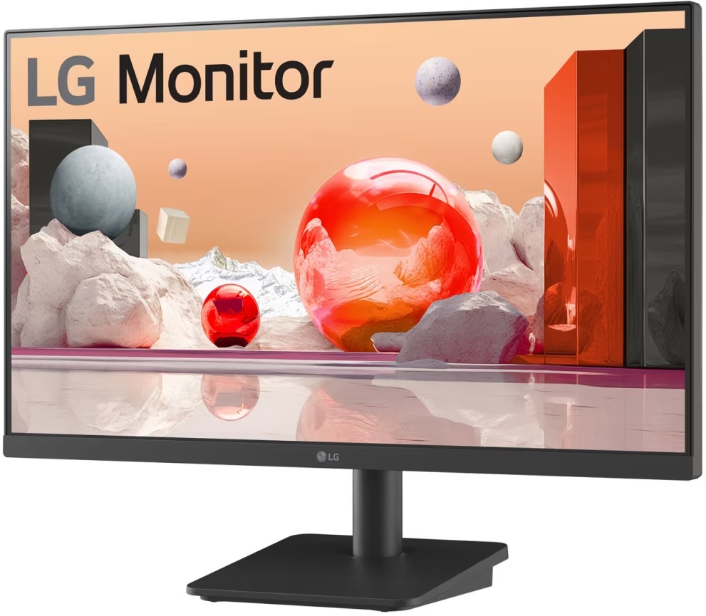 Монитор LG 24" 24MS500-B black (1920x1080, 100Hz, 1000:1, 178°/178°, 5ms (GTG), 250cd/m2, IPS, HDMI*2, выход на наушники)