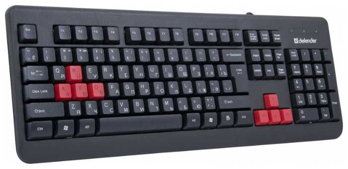 Клавиатура Defender Warhead GK-1110 (USB, игровая, black)