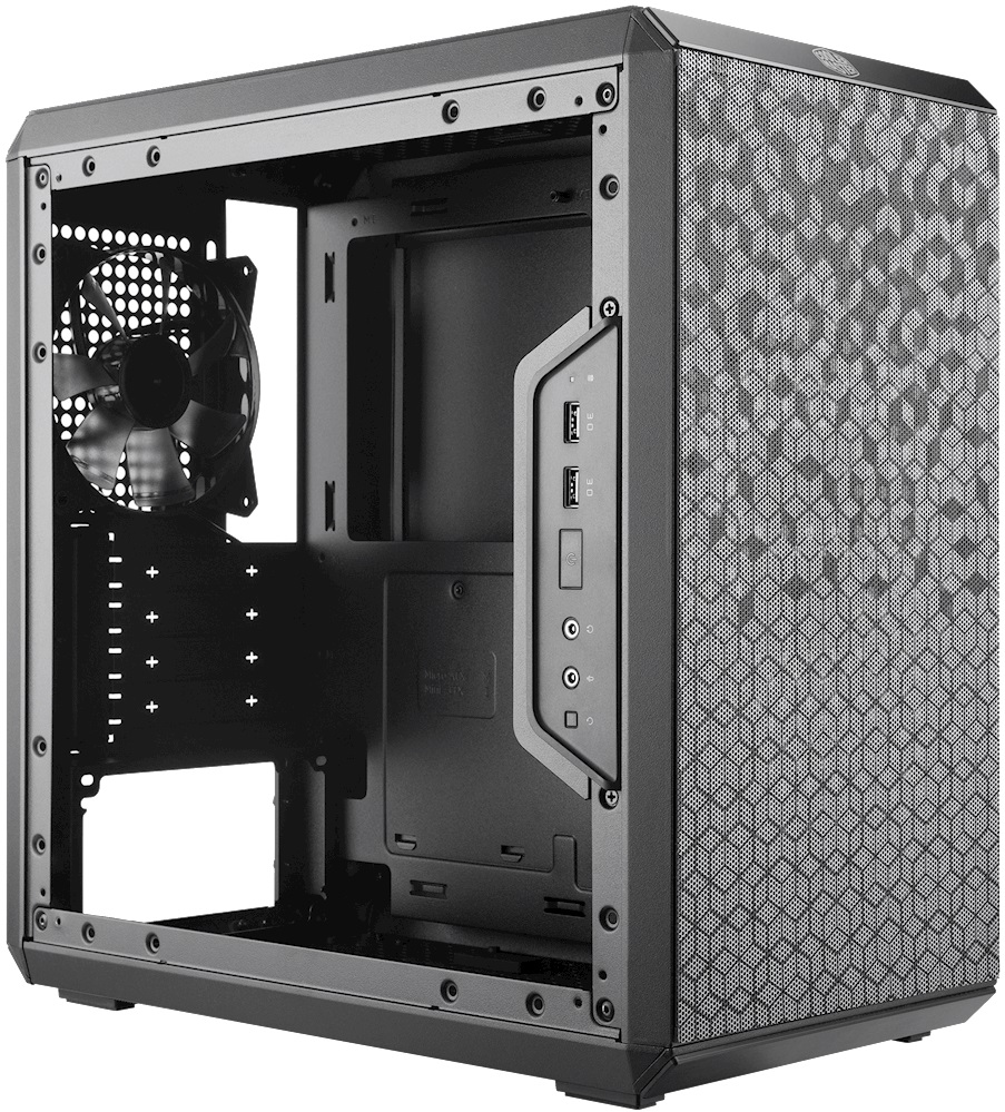 Корпус COOLER MASTER Q300L (без БП, mATX, USB3.0, blue LED Fan, black)