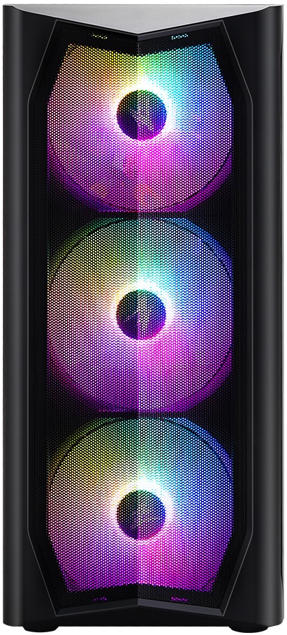 Корпус ZALMAN N4 Rev.1 (без БП, ATX, USB3.0, 6x rainbow LED Fan, black)