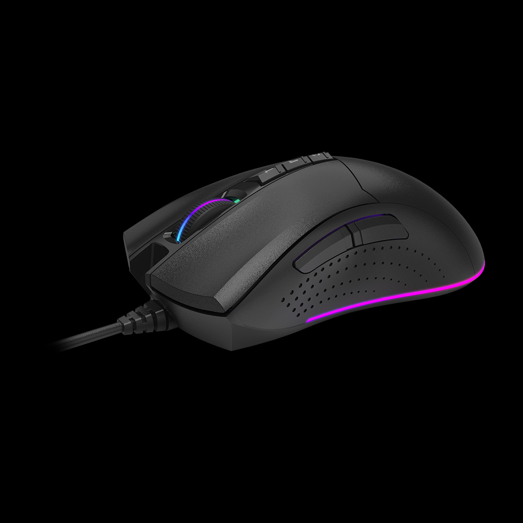 Мышь A4Tech Bloody P90s (USB, optical, 8000dpi, игровая, RGB подсветка, программируемая, stone black)