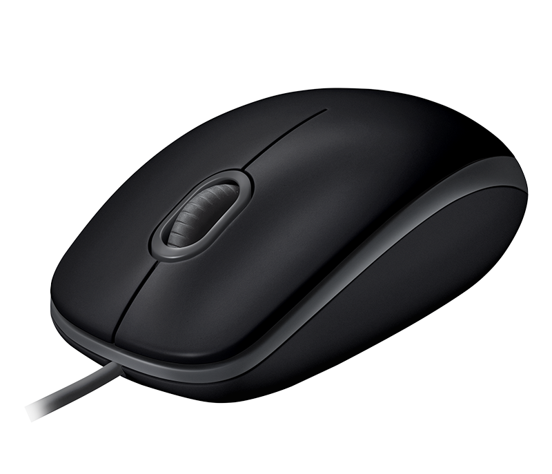 Мышь Logitech B110 Silent (USB, optical, бесшумный клик, 1000dpi, black)