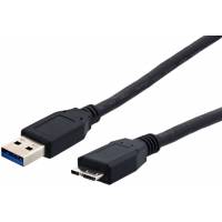 Кабель USB 3.0 Am - micro USB 1.0m (black)