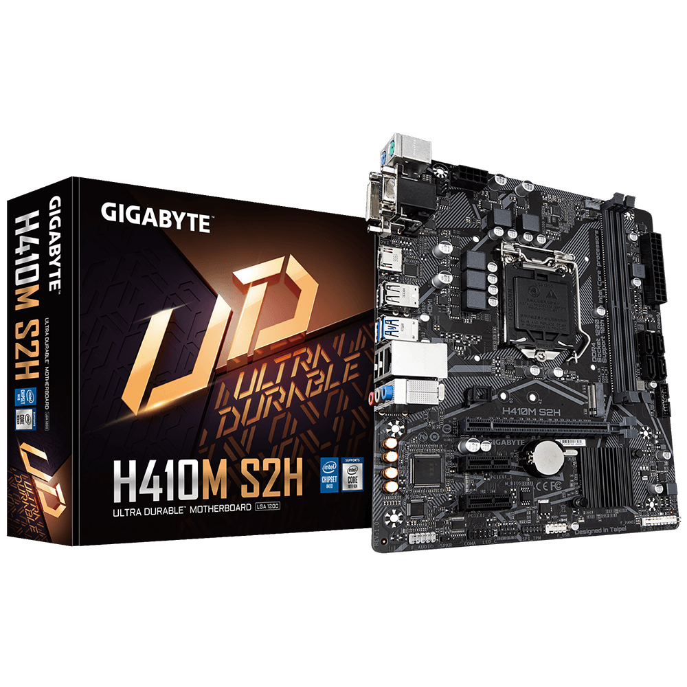 Материнская плата Gigabyte H410M S2H (s1200, mATX) RTL
