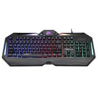 Клавиатура QUMO Spirit (USB, регулируемая радужная подсветка, игровая, black)