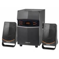 Колонки Defender X181 (18W, Bluetooth 5.0, ПДУ, FM, USB, SD, MP3, black)