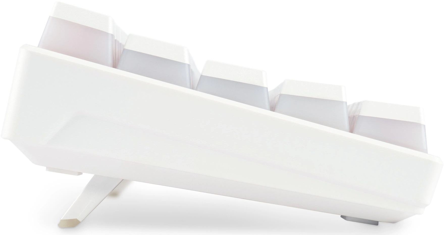 Клавиатура Oklick K763W (USB / Bluetooth 5.0(3.0) / 2.4GHz, механическая, аккумулятор 1450mAh (до 5 дней беспрерывной работы), регулируемая RGB подсветка, игровая, мультимедийная, Anti-Ghosting, 1.8m, white)