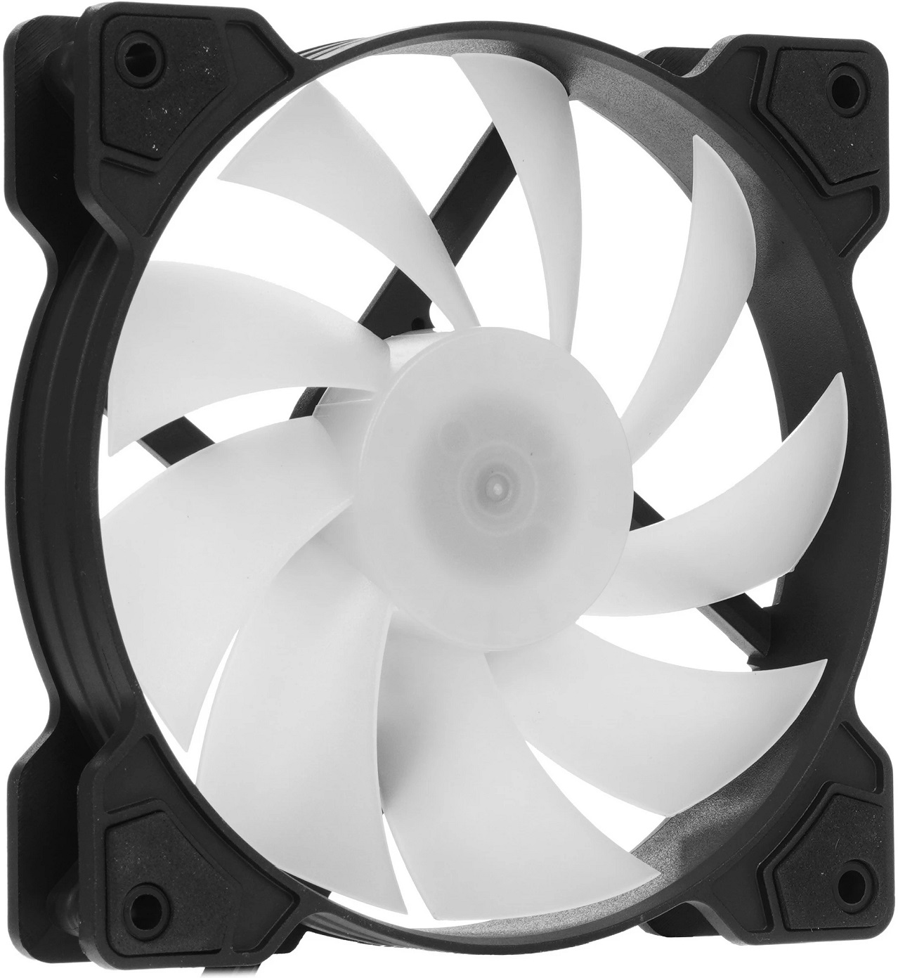 Вентилятор Powercase M2 6P (120x120x25mm, Hydro, 1200rpm, 30dBa, 6pin, PWM, ARGB, black-white) OEM