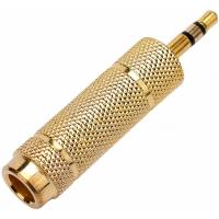 Переходник (A-35M-63F,  3.5mm Jack (m) / 6.3mm Jack (f), gold) Cablexpert