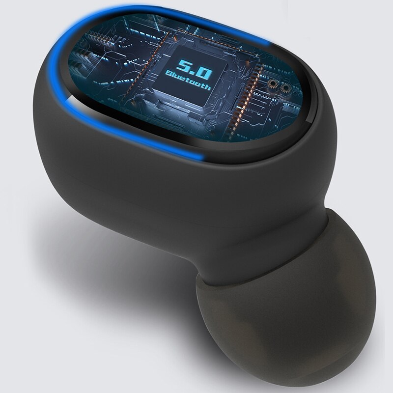 Гарнитура E7S TWS (затычки, беспроводная, Bluetooth 5.0, с микрофоном, до 5 часов работы от батареи, black)