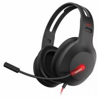 Наушники Edifier G1 (полноразмерные закрытые, подключение по USB, с микрофоном, регулятор, игровые, 2.5m, black-red)