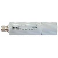 Роутер MikroTik Groove 52 (RBGroove52HPn, 150Mbps, 2.4/5GHz, 1 port, 100Mbps, Passive PoE, N-male, grey)