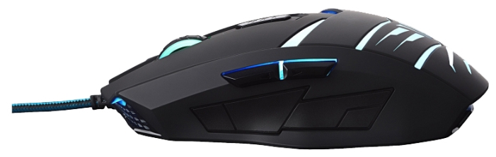 Мышь Oklick LEGACY 745G (USB, optical, 2400dpi, игровая, black-blue)