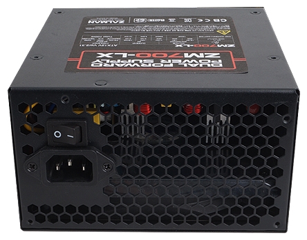 Блок питания ZALMAN 700W (ZM700-LX, 140mm, 80+, 20+4+4+4pin, 4*PCI-E 6+2pin, 6*SATA, 5*HDD, 1*FDD) RTL