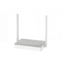 Роутер Keenetic Omni (KN-1410) (300Mbps, 2.4GHz, 4 ports, 100Mbps, 2 внешние съёмные антенны 3dBi, USB, USB Printer/FTP Server/3G/4G/LTE/YOTA, white-grey)