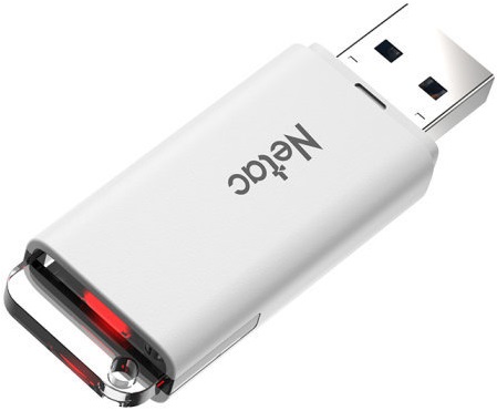 Флеш накопитель USB 2.0 16Gb Netac U185 (NT03U185N-016G-20WH, white-black)