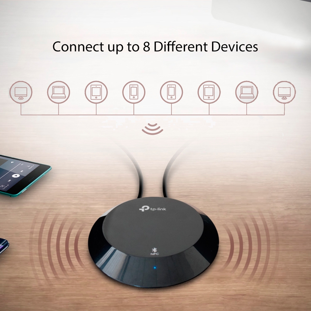 Ресивер Bluetooth TP-Link HA100 (v4.1, A2DP, 20m, 3,5 Jack, black)