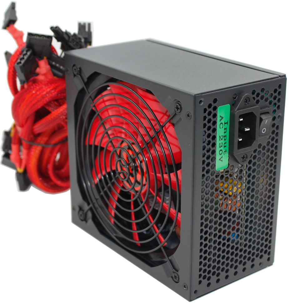 Блок питания GINZZU 800W (PC800, 80+, 140mm, 20+4+4+4pin, 2xPCI-E 6+2pin, 7*SATA, 4*HDD) RTL