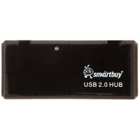 USB 2.0 HUB Smartbuy SBHA-6110-K (4 порта, активный, black)