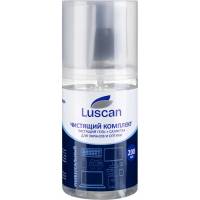 Комплект чистящий Luscan (323646, гель-очиститель 200ml, салфетка микрофибра 18x18cm, для экранов и оптики)