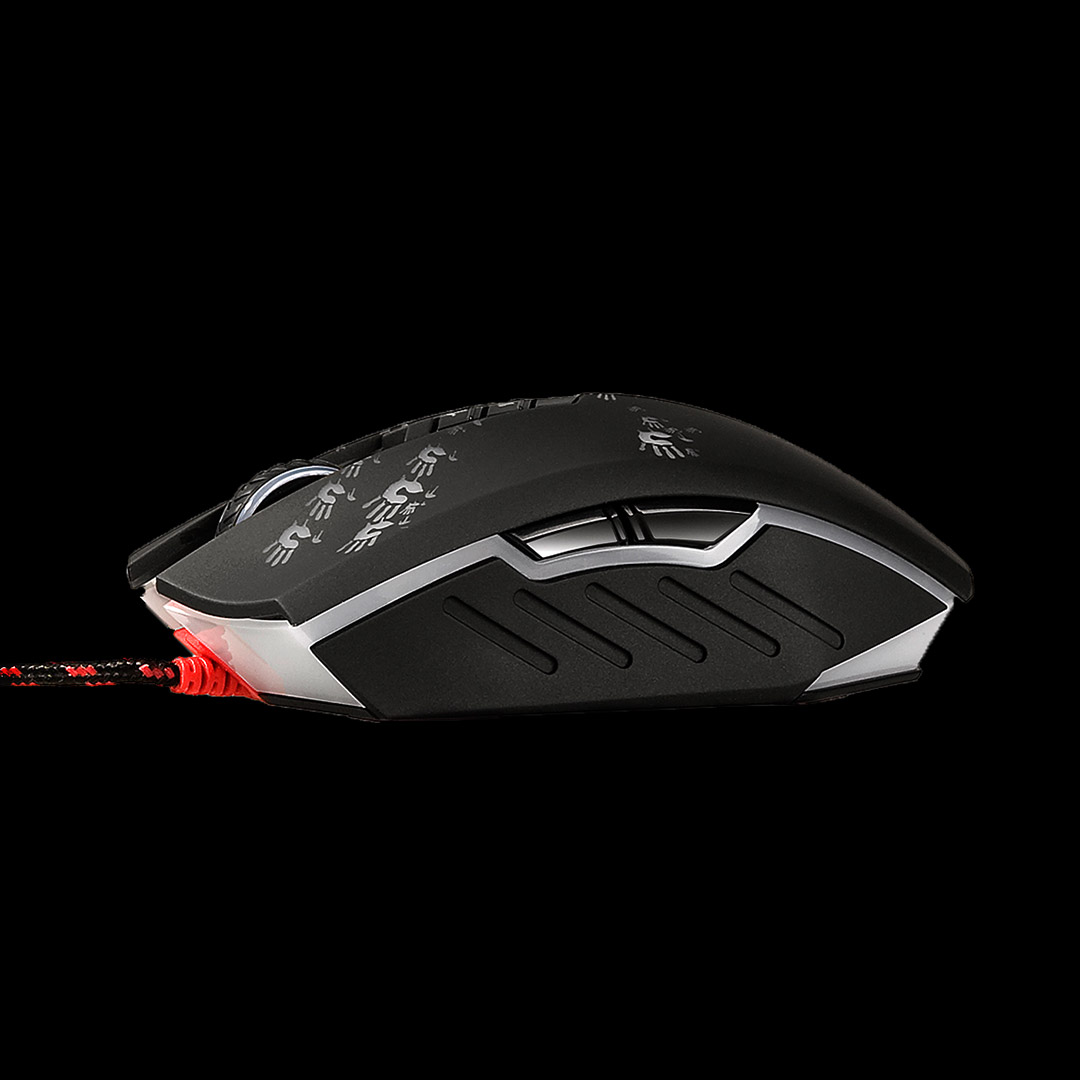 Мышь A4Tech Bloody A60 (USB, optical, 4000dpi, игровая, подсветка, black)