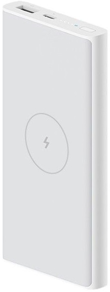 Внешний аккумулятор Xiaomi 10W Wireless Power Bank 10000 (WPB15PDZM, литий-полимерный, 10000mAh, беспроводная зарядка 10W max, USB - 3A max, вход 3A, white)