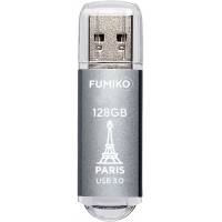 Флеш накопитель USB 2.0 128Gb FUMIKO PARIS (FPS-44, 30MB/s, silver)
