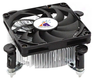 Вентилятор GlacialTech Igloo i630 Silent (E) (1150/1151/1155/1156, 80mm, ball, Al, 2000rpm, 23dBa, push-pin, low-profile, 3pin, 65W) OEM