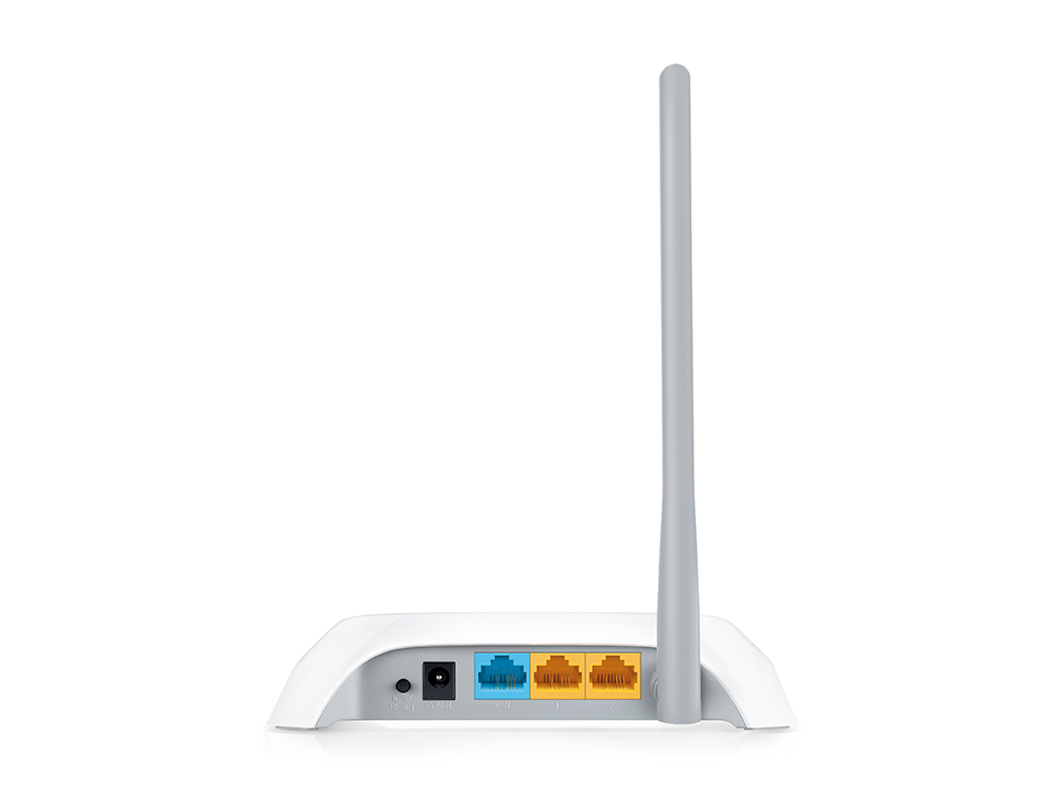 Роутер TP-LINK TL-WR720N ver.2.x (150Mbps, 2.4GHz, 2 ports, 100Mbps, внешняя несъёмная антенна, white)