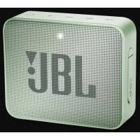 Колонка JBL GO 2 (3W, портативная, аккумулятор 730mAh, до 5ч, Bluetooth v.4.1, микрофон, громкая связь, AUX, защита от воды, seafoam mint)