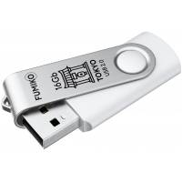 Флеш накопитель USB 2.0 16Gb FUMIKO TOKYO (FTO-23, 30MB/s, white)