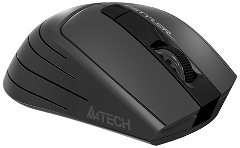 Мышь беспроводная A4Tech Fstyler FG30S (optical, 2000dpi, AA, бесшумный клик, grey)