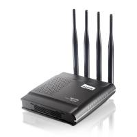 Роутер NETIS WF2780 (1200Mbps, 2.4/5GHz, 4 port, 1000Mbps, 4 внешние несъёмные антенны 5dBi, black)