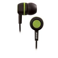 Наушники BBK EP-1230S (затычки, без микрофона, 1.2m, black-green)