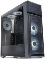 Корпус ZALMAN N5 OF (без БП, ATX, USB3.0, 3x white LED Fan, black)