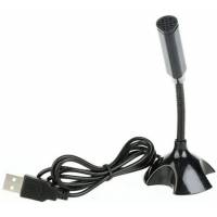 Микрофон (настольный, конденсаторный, USB, 1m, black)