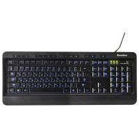Клавиатура Mediana Lumino-U (USB, подсветка клавиш голубая, black)