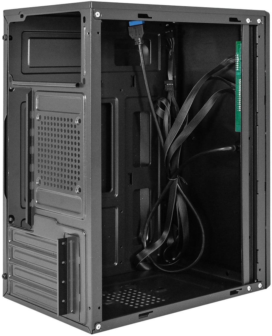 Корпус ExeGate BAA-408U (400W, mATX, USB3.0, no Fan, black)