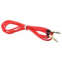 Кабель аудио джек 3.5 - джек 3.5, 1m (red)