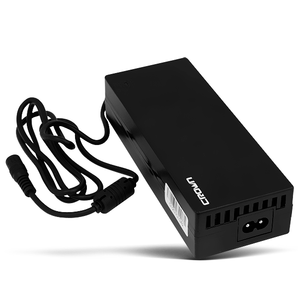 Зарядное устройство для ноутбука Crown CMLC-3230 (вход 220V, выход 12/15/16/18/19/20V, USB 2A, 120W, black)