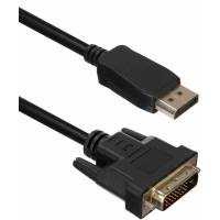 Кабель DisplayPort (m) - DVI (m) 1.8m (ACD-DDIM2-18B, DP v.1.2, экранированный, black) ACD