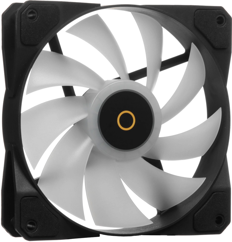Вентилятор Ocypus Beta F12 BK ARGB (120x120x25mm, Hydro, 800-1600rpm, 29dBa, 4pin, PWM, ARGB LED, black) RTL