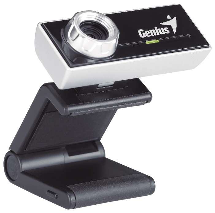 Web-камера Genius i-Slim 320 (0,3 Mpix,  640x480, микрофон, крепление на монитор, black-silver, USB 2.0)