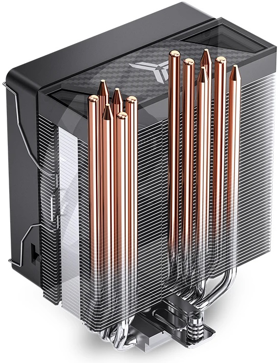 Вентилятор JONSBO CR-1000 V3 PRO ARGB (1150/1151/1155/1156/1200/1700/1851/AM4/AM5, 120mm, Al, Hydro, 800-1800rpm, 17-33dBa, 6 тепловых трубок, DTH, 4pin, PWM, 150W, ARGB LED, black) RTL
